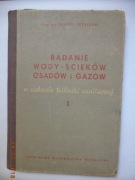 Badanie wody, ścieków, osadów i gazów - I - 1954 r - zabytek