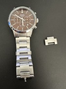 Pulsar chronograph - brązowa tarcza - mechanizm Seiko VD53