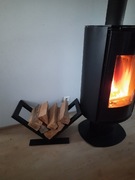 Kosz na drewno kominkowe, stojak loft do kozy
