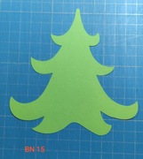 Scrapki Kraków Boże Narodzenie Choinka 10 szt. (BN15)