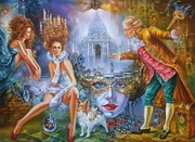 VITUS - obraz OLEJNY "TRZY ŻYCZENIA"- ORYGINAŁ