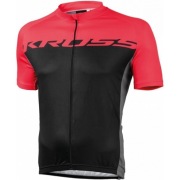 Koszulka rowerowa KROSS Flow czerwona r.S