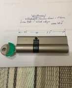 Zamek, wkładka 35/55 