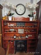 Dębowa szafka na wino