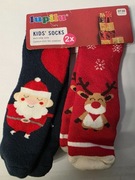 Skarpetki dziecięce antypoślizgowe motyw Świąt