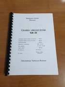 Instrukcja Obsługi DTR Tokarka TUE-35 Dokumentacja Techniczna