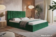 Łóżka Łóżko tapicerowane WIKO SLIM 160x200 180x200 pojemnik stelaż