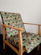 Fotel retro PRL, swiezo po remoncie