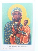 Matka Boska Częstochowska święty obrazek