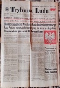 Gazeta Trybuna ludu 15.12.1981 rok Stan Wojenny dwa różne  wydania