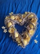 WIELKANOC - Wieniec w kształcie serca