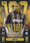 TOPPS MATCH ATTAX EXTRA 2023/2024 CLUB 100 LEGEND RONALDO NAZARIO INTER 339