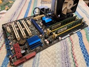 Zestaw XP gaming PC, płyta główna, procesor, karta NVIDIA zasilacz i inne