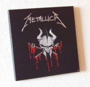 Metallica obraz ręcznie grawerowany na blasze Staloryt Grawer