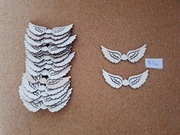 Skrzydełka  do aniołków makrama zestaw 20szt 