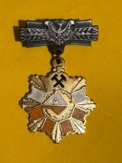 Odznaka górnicza PRL – młot i kilof, górnictwo miedzi, KGHM.