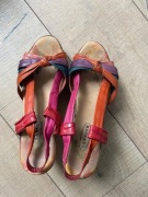 Lanqier Sandały damskie na platformie/koturnie, rozmiar 39