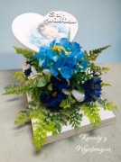 Kompozycja dla Aniołka, dekoracja nagrobna , stroik na cmentarz 