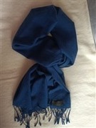 Szali duży damski kaszmir jedwab Pashmina dł 180cm szer 45cm b.dob