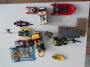 Klocki LEGO zestaw autek minifigurki