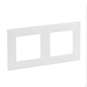 Legrand Ramka podwójna niloe step biała 