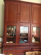 Regał, witryna (z barkiem, 4 części) 