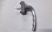 Klamka okienna SREBRNA HOPPE SECUSTIK aluminiowa do okien aluminiowych 