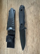 Nóż survivalowy czarny