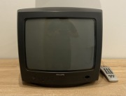 Telewizor CRT - Philips 14” / 100% Sprawny! IDEALNY! + Pilot / WYSYŁKA!