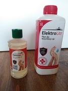 Maseczki do dezynfekcji+Płyny.