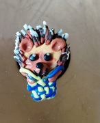 Magnes na lodówkę handmade Jeż