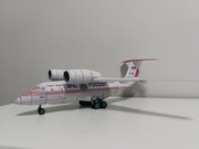 Model kartonowy AN-74  samolot skala 1:72 lotnisko.