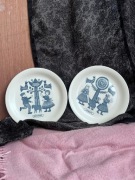 Dwa talerze ozdobne Holandia Royal Sphinx VINTAGE 