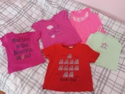 Bluzki, sukienki, spodnie, kurtka - roz. 92/98