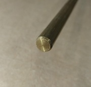 Mosiądz Pręt Mosiężny 16 MO58 - 1cm