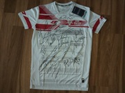 Koszulka Zina z autografami na R10 Polska Show mecz Ronaldinho