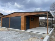 Garaż blaszany, WIATA. WZMOCNIONY PROFILAMI. Producent. Cała Polska