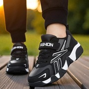 Chłopięce buty sportowe czarne r. 38 – wkładka 22,8 cm, na rzep