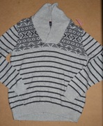 Vintage redwood sweter męski bawełna i wełna L