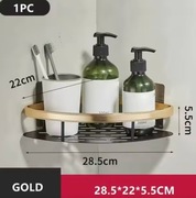 Półka łazienkowa bez wiertarki naścienna do przechowywania butelek