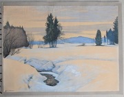 Friedrich Iwan "Zimowy pejzaz"