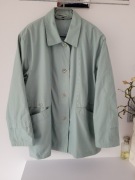 Wiosenna miętowa damska kurtka trench C&A rozmiar 42/44