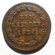 1 krajcar 1838  Księstwo Nassau