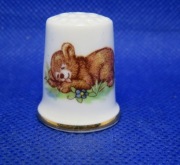 Naparstek Kolekcjonerski Porcelanowy - Miś 