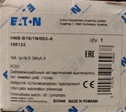 Wyłącznik kombinowany HNB-B16/1N/003-A 