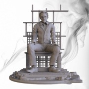 Figurka druk 3D żywica " Joker - F011 " - 12 cm