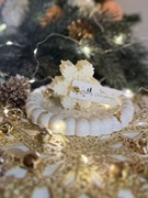 Świeca sojowa Śnieżynka/ Upominek na święta