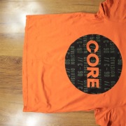 T-shirt Jack and Jones r. XL pomarańczowy kr rękaw męski bawełna 