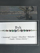 Bransoletka Oczyszczona Energia Znak Zodiaku BYK Szmaragd Szafir