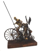 Tomasz Sętowski - duża rzeźba z brązu " Podróże Don Kichota "